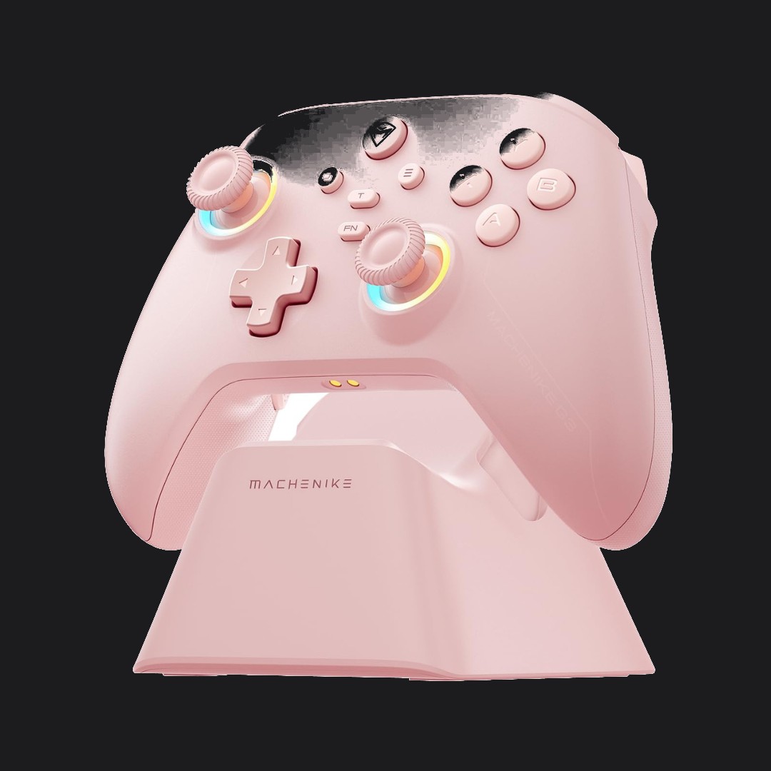 Manette Machenike G3 V2 Pink – Design exclusif gaming rose chez Expert Gaming Tunisie