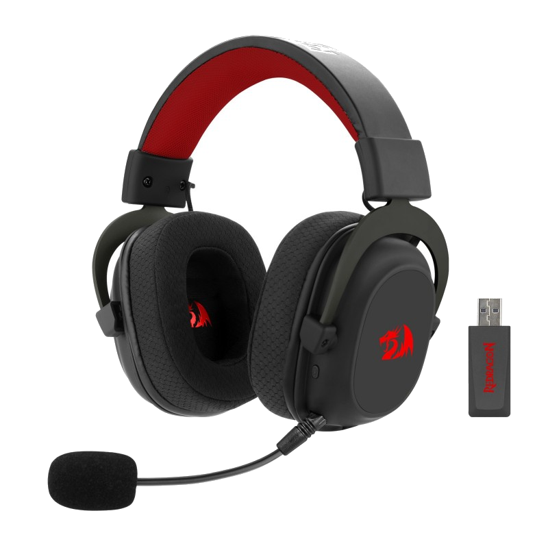 Casque gaming Redragon H510 Pro Zeus vue de face – Expert Gaming Tunisie