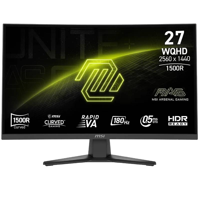 Écran gaming MSI MAG 275CQF 27 pouces WQHD 180Hz VA incurvé