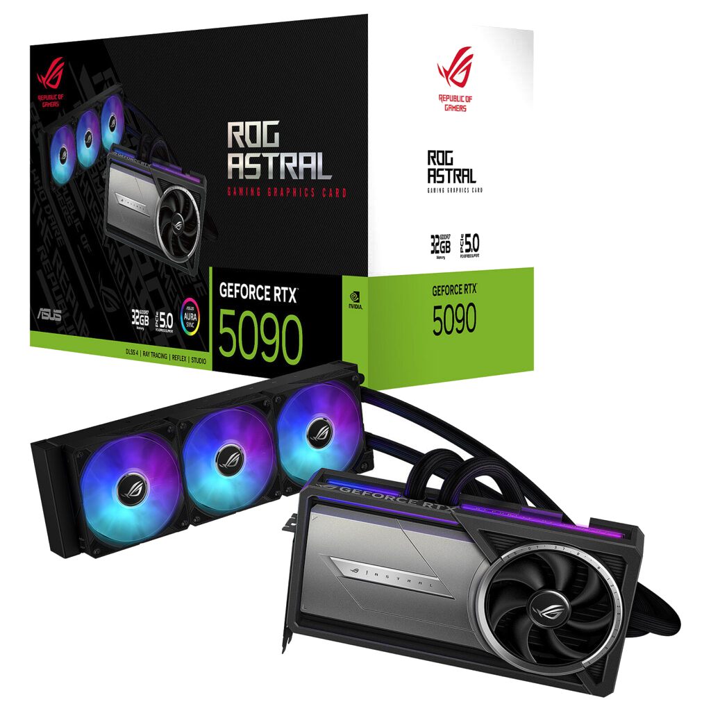 RTX 5090 ROG Astral LC OC Edition 32Go GDDR7 – Carte graphique gaming haut de gamme
