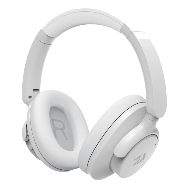 Casque gaming Redragon Vibecore H610 blanc avec micro rétractable et coussinets memory foam