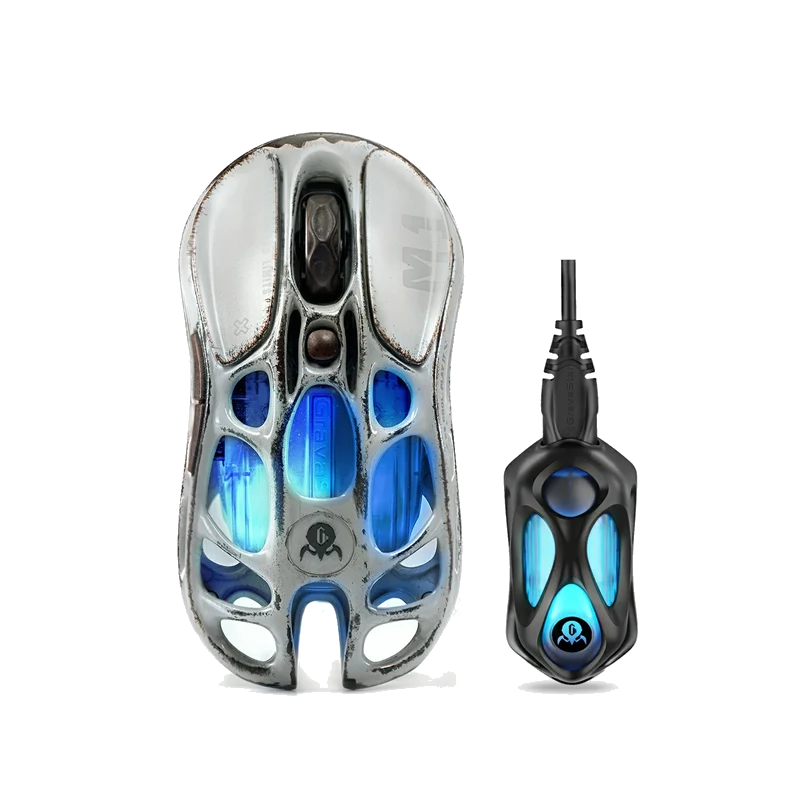 GravaStar Mercury M1 Pro souris gaming sans fil RGB avec capteur PAW3395 et design ultraléger
