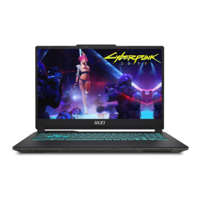 MSI Cyborg 15 gaming laptop RTX 4050 écran 144Hz vue de face