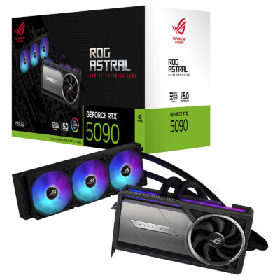 RTX 5090 ROG Astral LC OC Edition 32Go GDDR7 – Carte graphique gaming haut de gamme