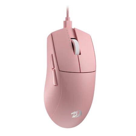 Souris gamer légère GravaStar K1NG 1K M724 Pink avec rétroéclairage RGB et capteur PAW3950