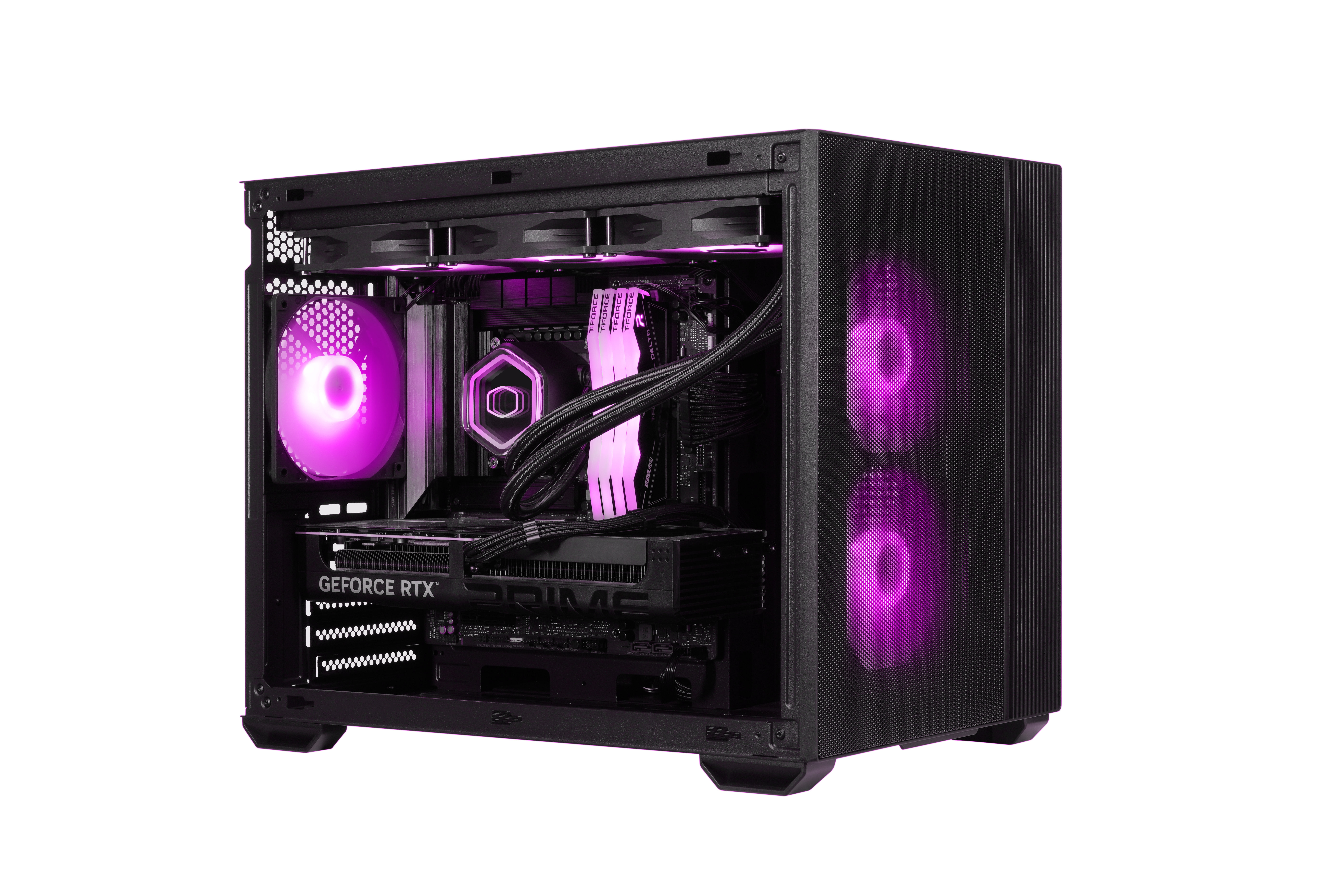 Boitier Cooler Master Elite 461 Black vue de face – Expert Gaming Tunisie