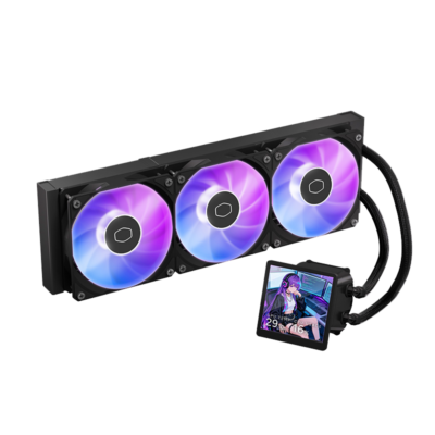 Cooler Master MasterLiquid Core LCD 4 pouces 360 watercooling noir – vue principale