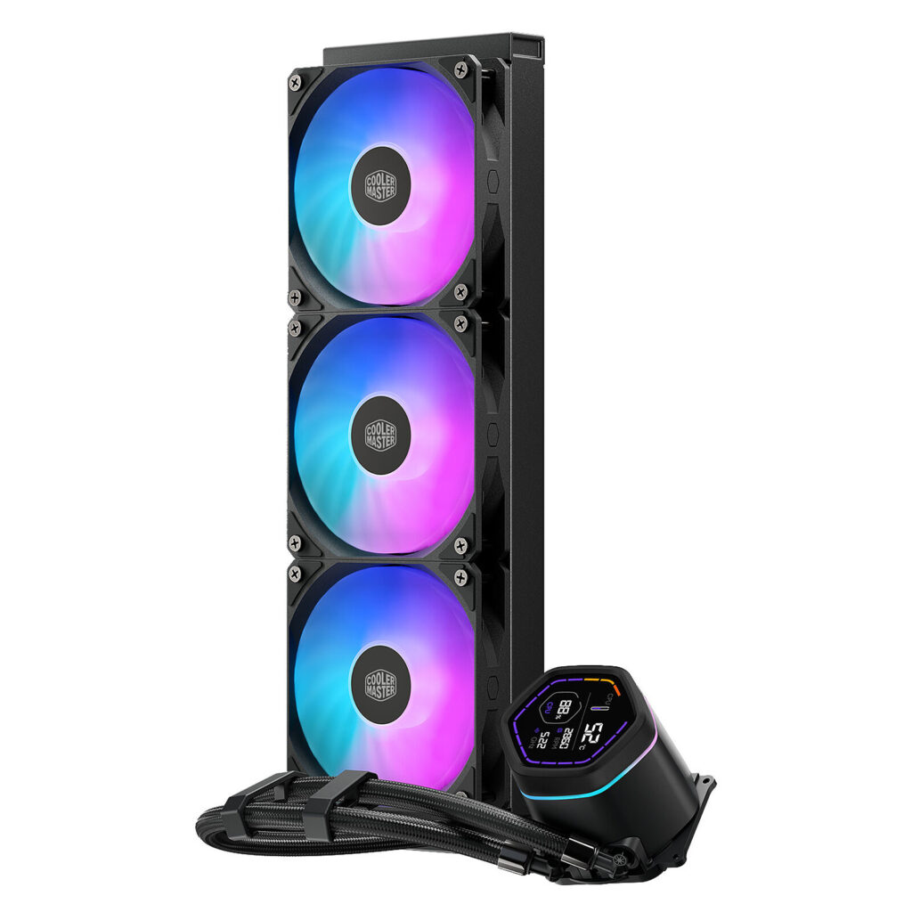 Cooler Master MasterLiquid Core Nex Digital 360 ARGB watercooling noir vue de face